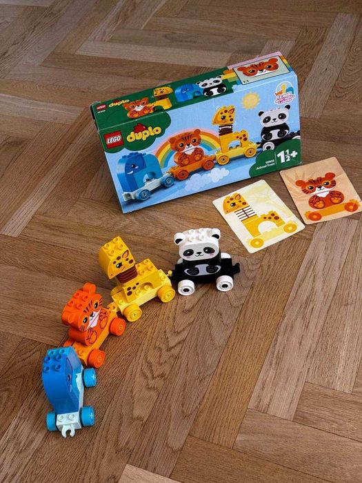 LEGO Duplo 10955 Pociąg ze Zwierzątkami, Komplet z pudełkiem, stan BDB
