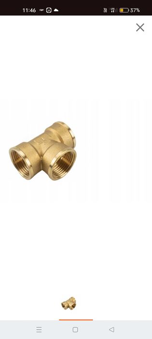 Trójnik mosiężny 3/4" GW