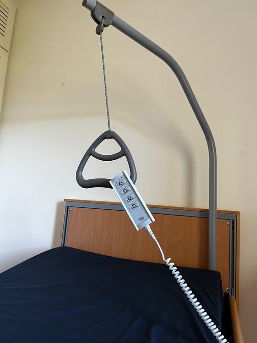 Cama Elétrica c/ Elevação, Colchão Anti-Escaras Viscoelástico 16cm