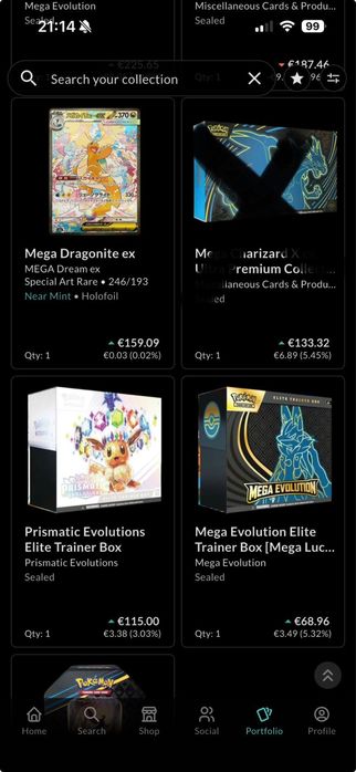 Coleção Pokemon MINT