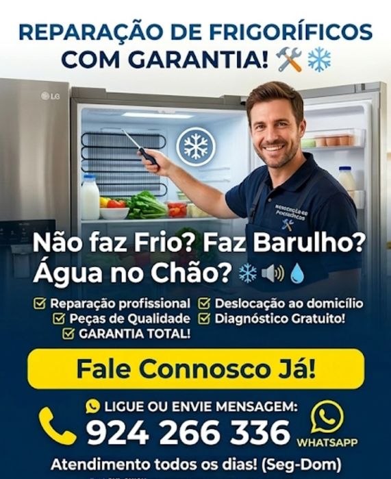 Reparação de frigoríficos ao domicílio