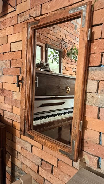 Lustra z duszą rękodzieło ze starych ram okiennych Loft Vintage Retro