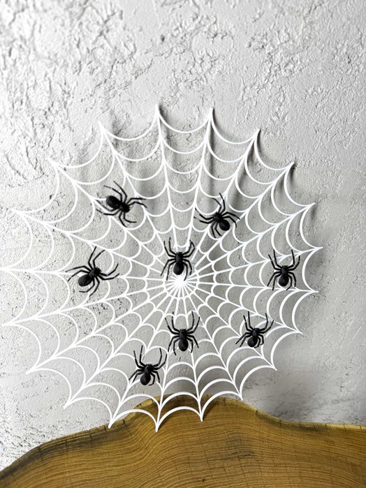 Pajęczyna 3D, Hallowen, ozdoba, dekoracja – Druk 3D