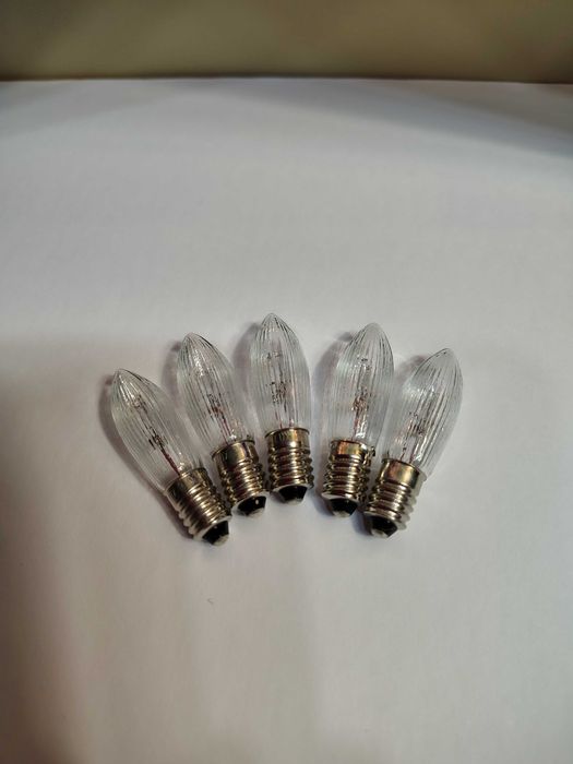 Żaróweczki do świeczników adwentowych E10 34w 3v 7 szt