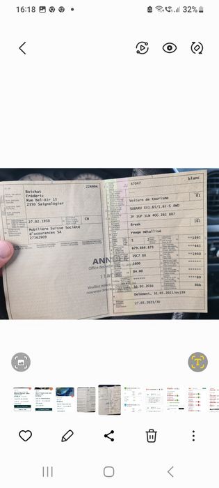 Subaru XV  4x4. 1.6B  Szwajcar. Bez rdzy. Serwis. Reduktor