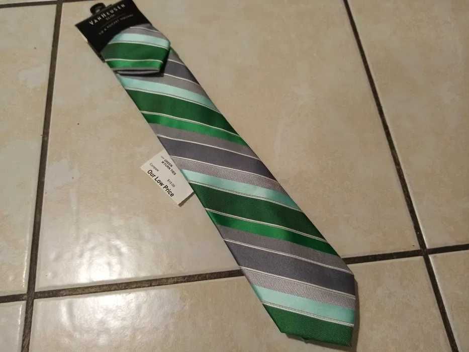 VAN HEUSEN USA - NOWY! z Metkami Krawat Męski