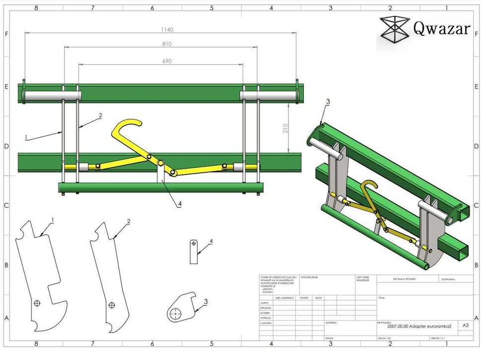 Adatper euroramka do ładowarki
