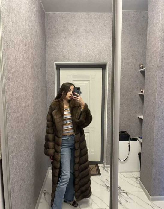 Шуба из баргузинского соболя