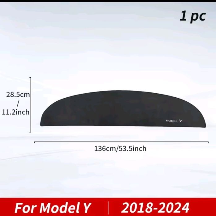 Килимок коврик на панель торпеду Tesla Y/3 Захист від сонця

Захист ві