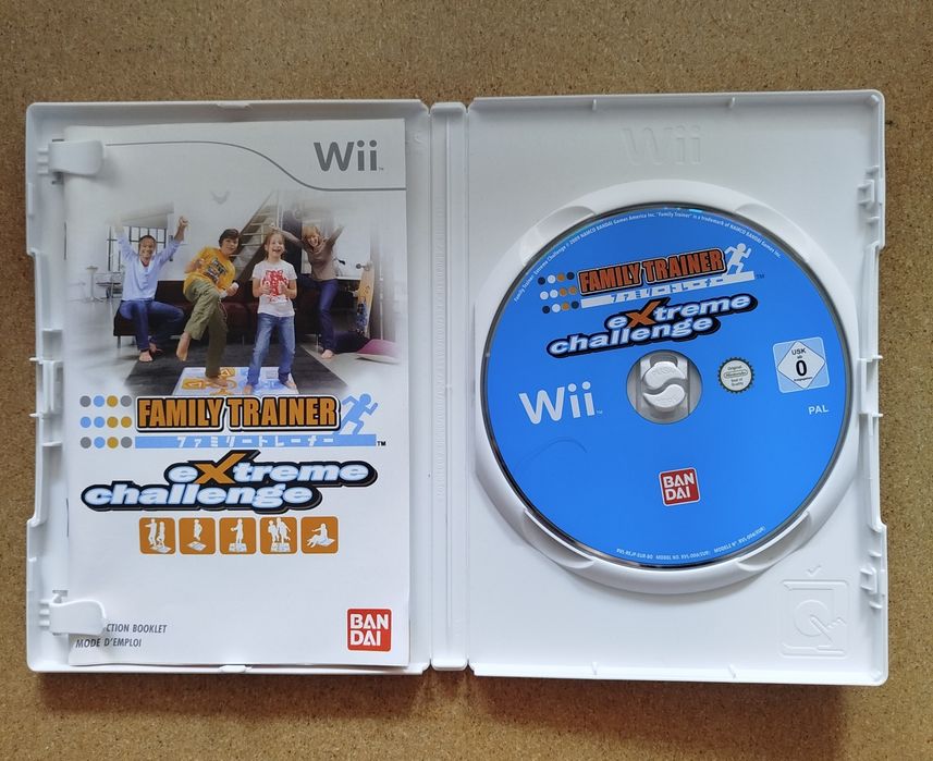Tapete e jogo Wii Family Trainer: Extreme Challenge