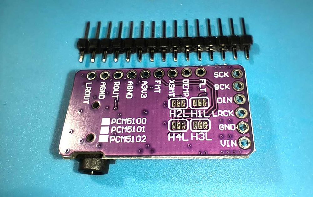 PCM 5102 DAC I2S високоякісний цифро-аналоговий перетворювач