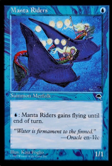 MTG  - Manta Riders - Tempest Edition
