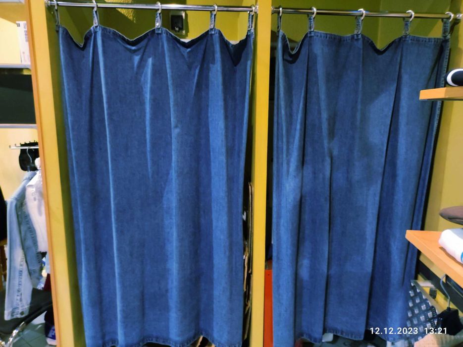 Zasłony-kotary- jeans z uchwytami