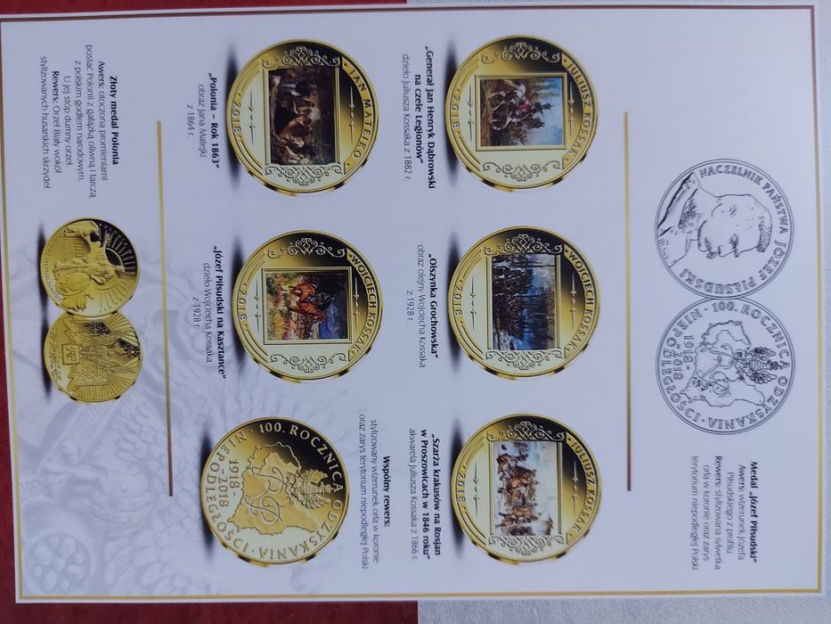 Mennica Polska na 100 Lat Polskiej Niepodległości Droga do Wolności