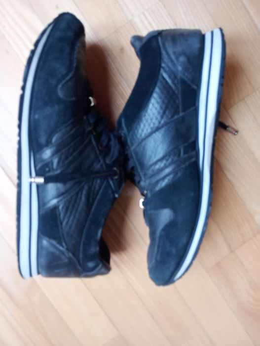 Sneakersy Tommy Hilfiger skóra naturalna