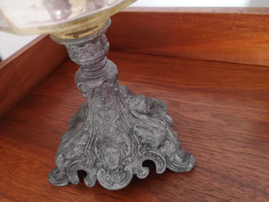 Secesyjna Lamka lampa naftowa Brunner Wien Gebruder secesja