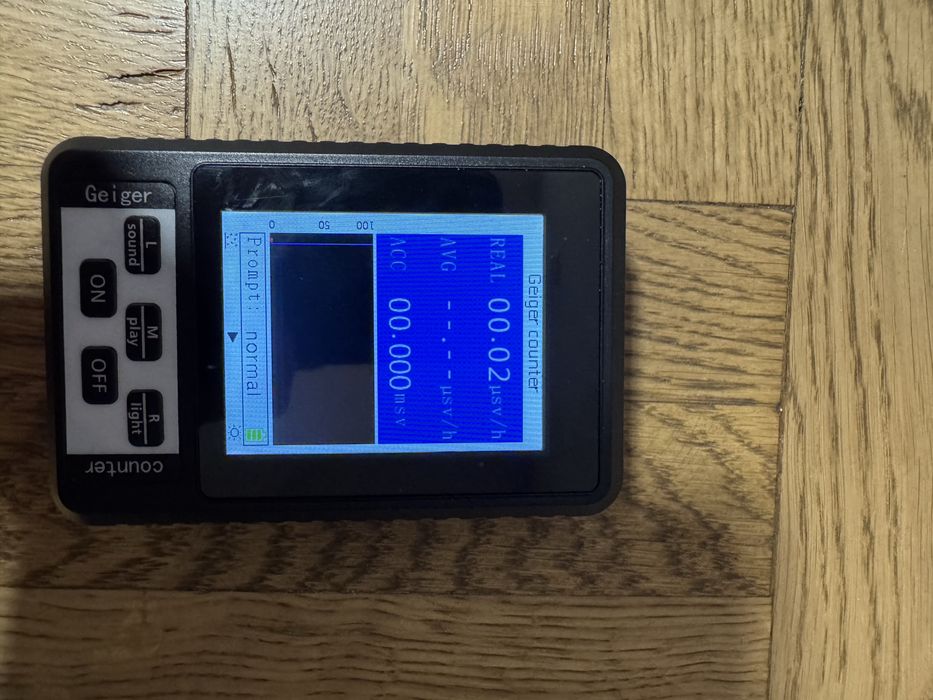 Дозиметр радіації побутовий XR1 (радіометр лічильник Гейшера)