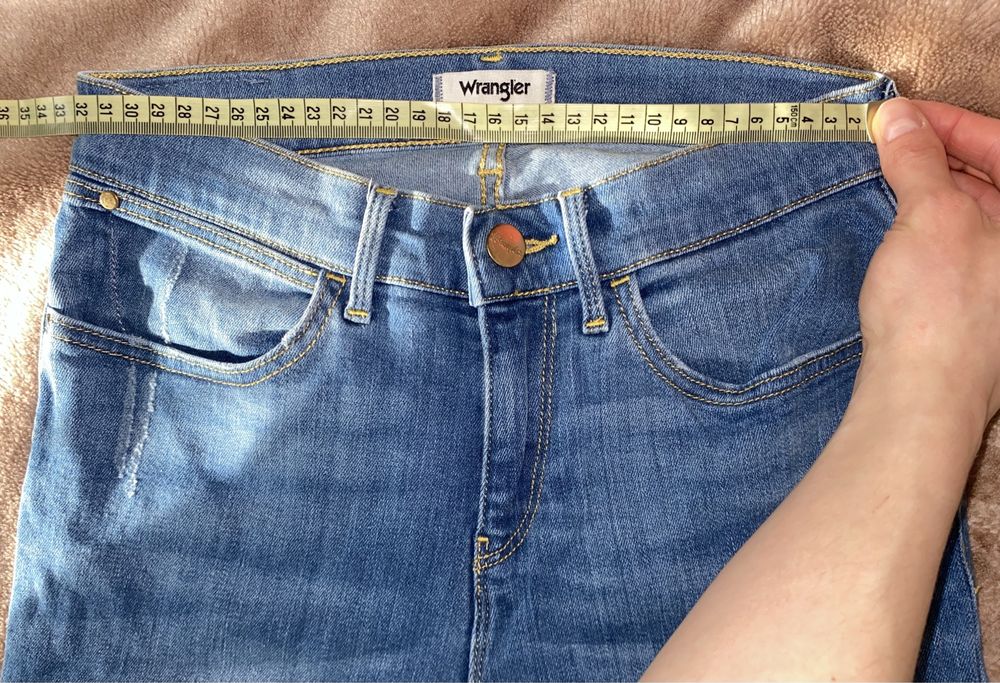 Jeansy Wrangler High Skinny W26 L32