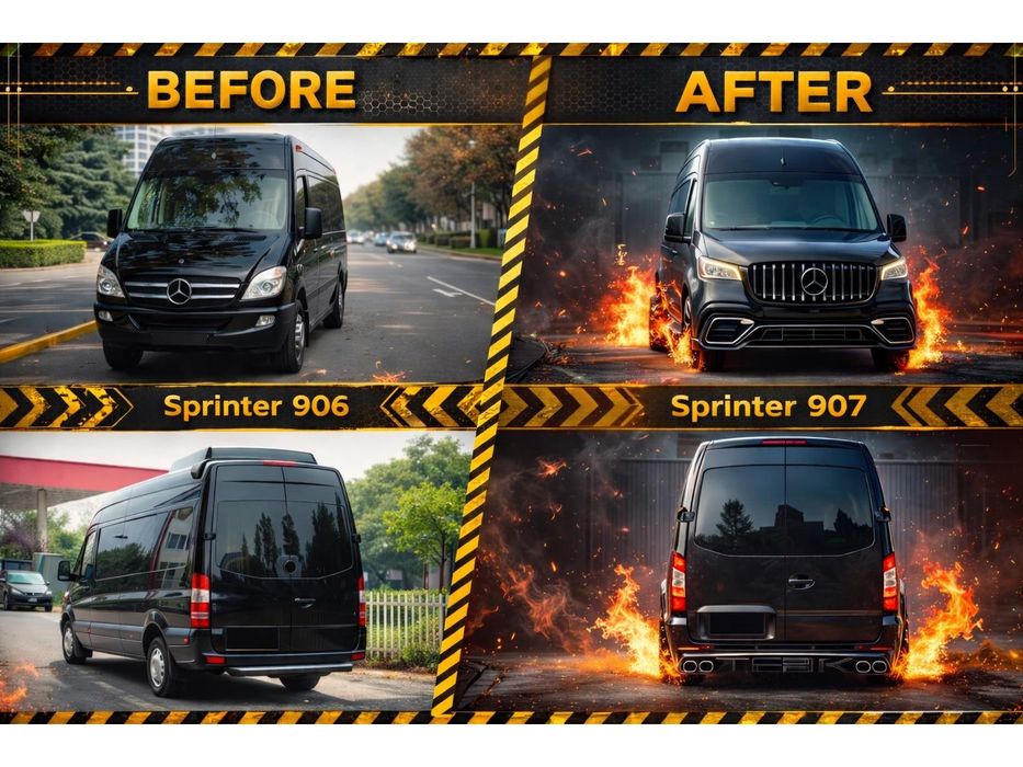 Новий обвіс Mercedes Sprinter W906, топ-тюнінг, модельний, ДЗВОНИ!