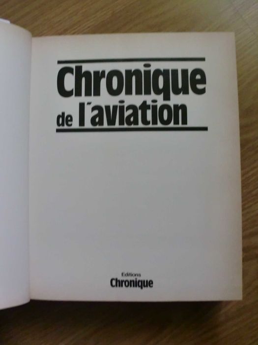 Chronique de l`Aviation