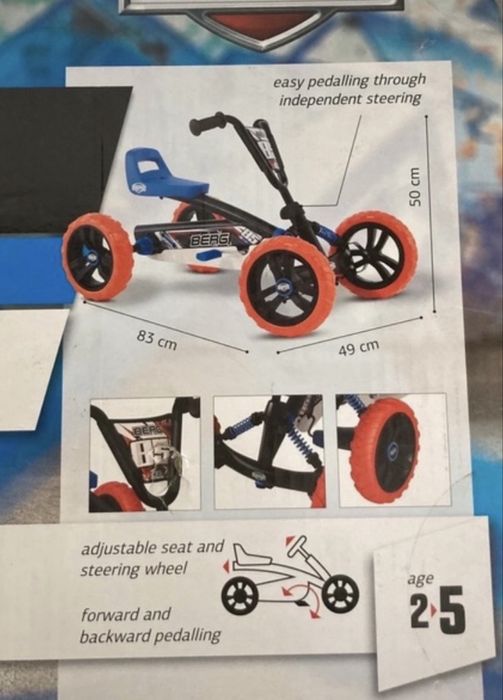 Kart Carro a Pedais Berg Buzzy Nitro