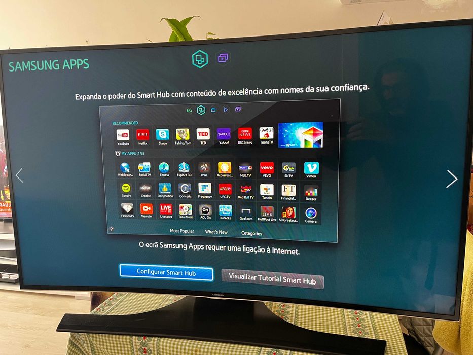 Smart TV Curva Samsung 48" UE48H6800