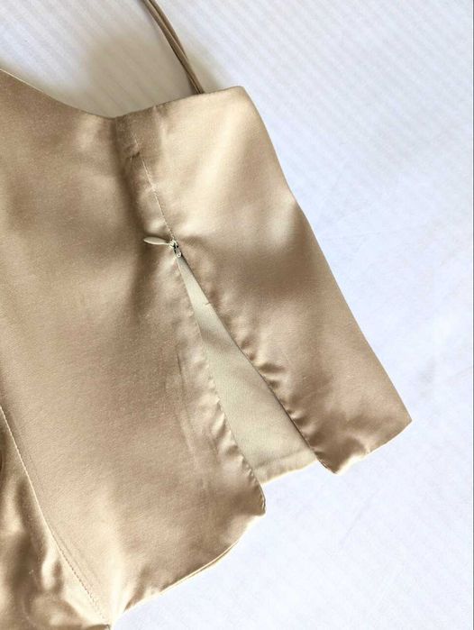 Корсетний сатиновий топ Zara L-XL