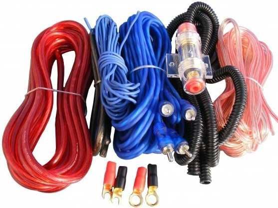 Zestaw kabli montażowych do wzmacniacza audio GA-8