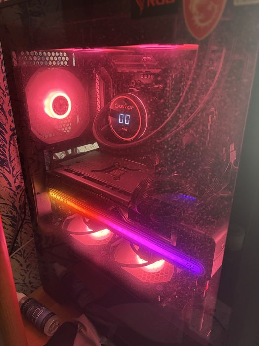 Desktop Gaming + Monitor ROG 1440p 180hz (Ryzen 9 5900x, Rx7800xt 16gb, 32gb Ram)