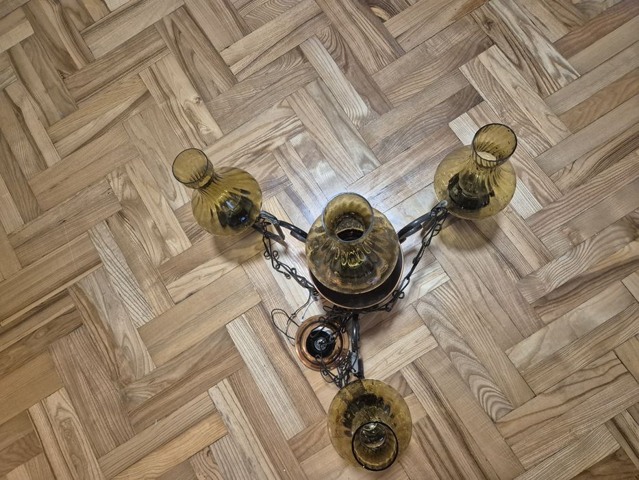 Żyrandol lampa PRL