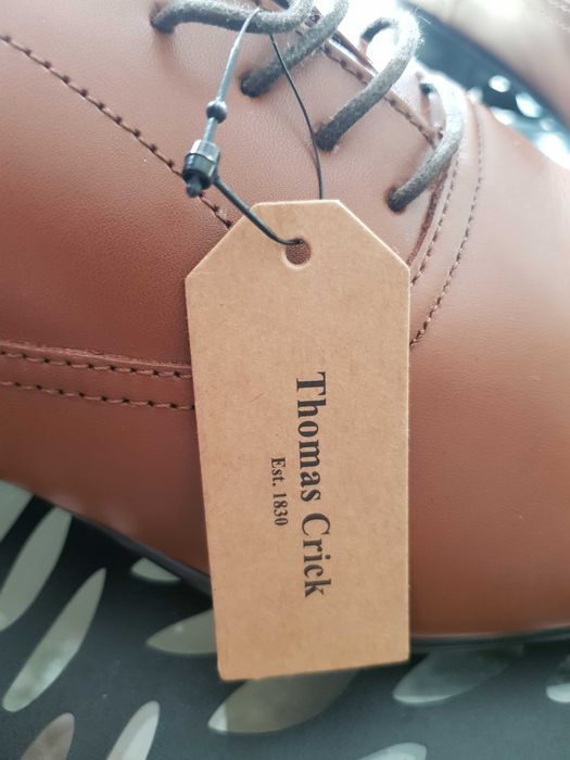 Eleganckie skórzane buty THOMAS CRICK rozmiar 43 NOWE z metką