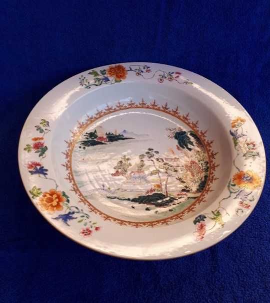 Bacia em porcelana da China, Companhia das Índias