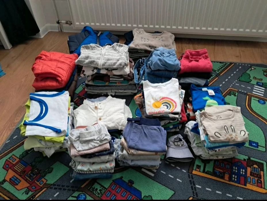 Ubranka chłopięce rozmiar 74/80