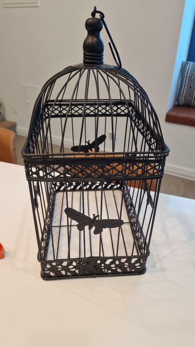 Gaiola decorativa peça grande