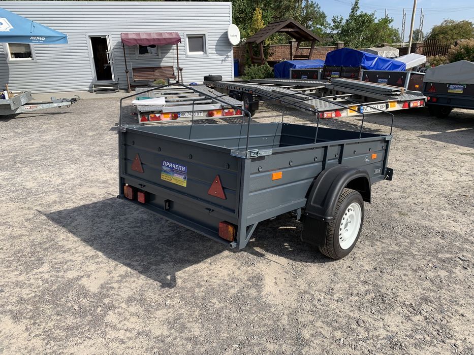 «Світ Причепів» Новий Міцний Металічний причіп 1.30х2.20м