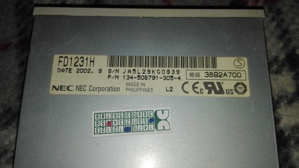 napęd dyskietek NEC FDD 1,44MB BIAŁA