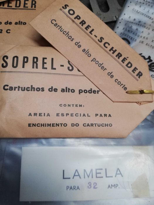 Fusivel soprel, electro ceramica e gardy