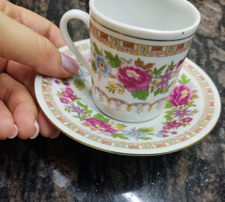 Conjunto chávena de café