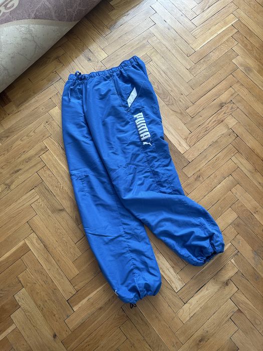 Вінтажні Нейлонки Puma На Утяжках Широкі Спортивні Штани Вінтаж
