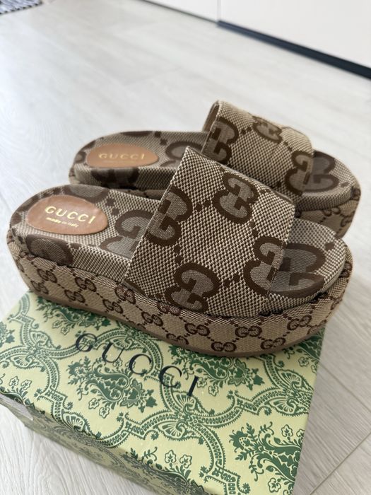 Стильні тапочки Gucci, 37 розмір (23.5 см)