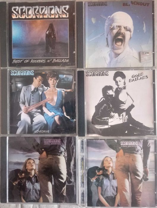 scorpions/Dream Theater płyty cd