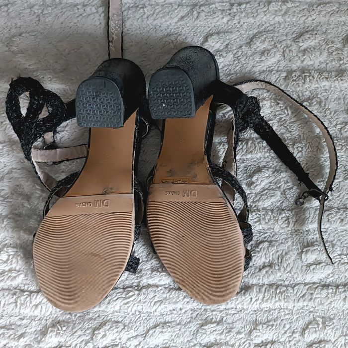 Buty czarne damskie włoskie - rozm.40