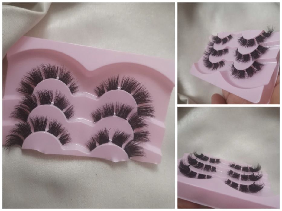 3 pary rzęs rzęsy sztuczne doklejane na pasku