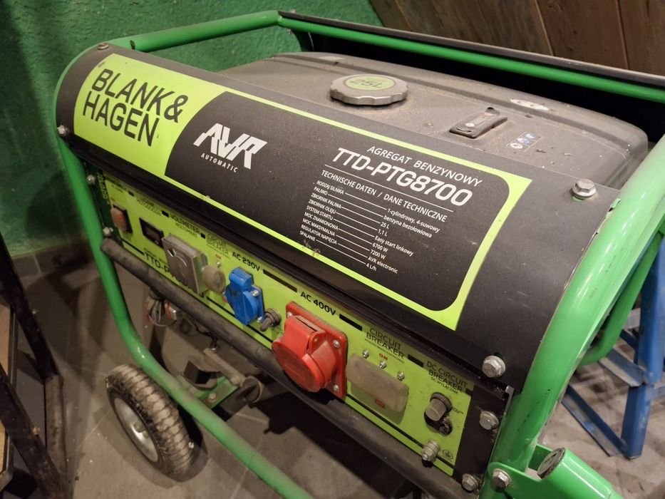 Blank Hagen agregat prądotwórczy przetwornica okazja