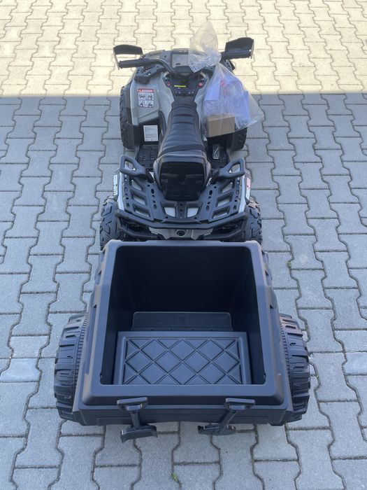 Quad na akumulator Can-Am 24V Outlander ATV 4x200W + Przyczepka