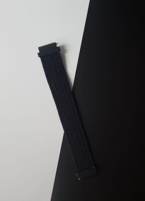 Pasek plecionego materiału 20 mm do zegarka Samsung, Huawei, Amazfit,