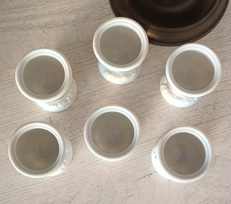 Szklane kieliszki do jajek Rosenthal