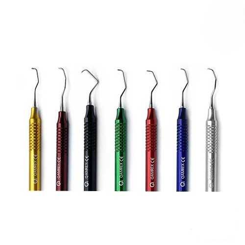 Kit de Curetas Gracey (5 Peças) – Aço Inoxidável de Alta Precisão
