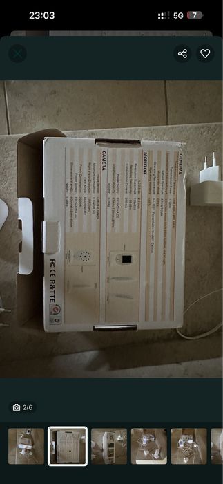 Câmera de vigilância de bebé nova