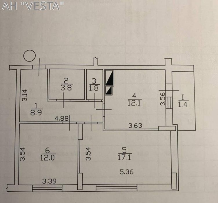 Продаж 2-х кімнатної квартири в Пролісках